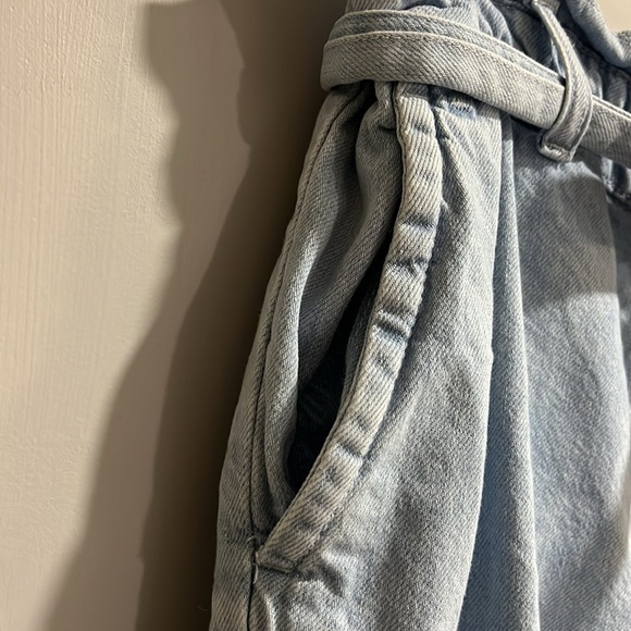 Loft paper bag  jeans with ties - Picture 4 of 7